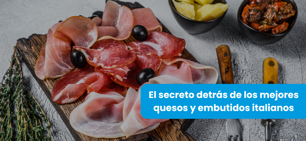 Queso y embutidos italianos