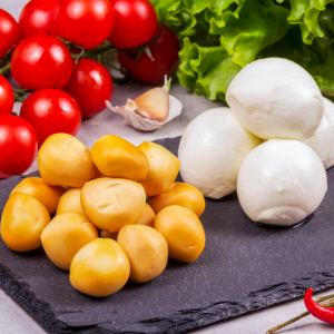 Mozzarella di Búfala y Mozzarella ahumada